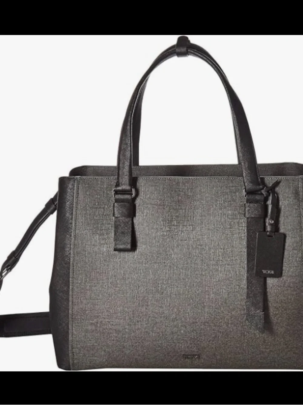 Tumi Gray and Black Women’s Laptop Tote